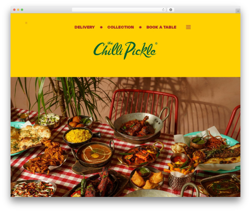 WordPress theme WP Bootstrap Starter - thechillipickle.com