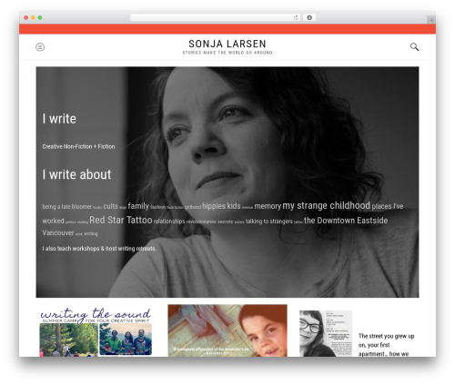 Chained premium WordPress theme - sonjalarsen.com