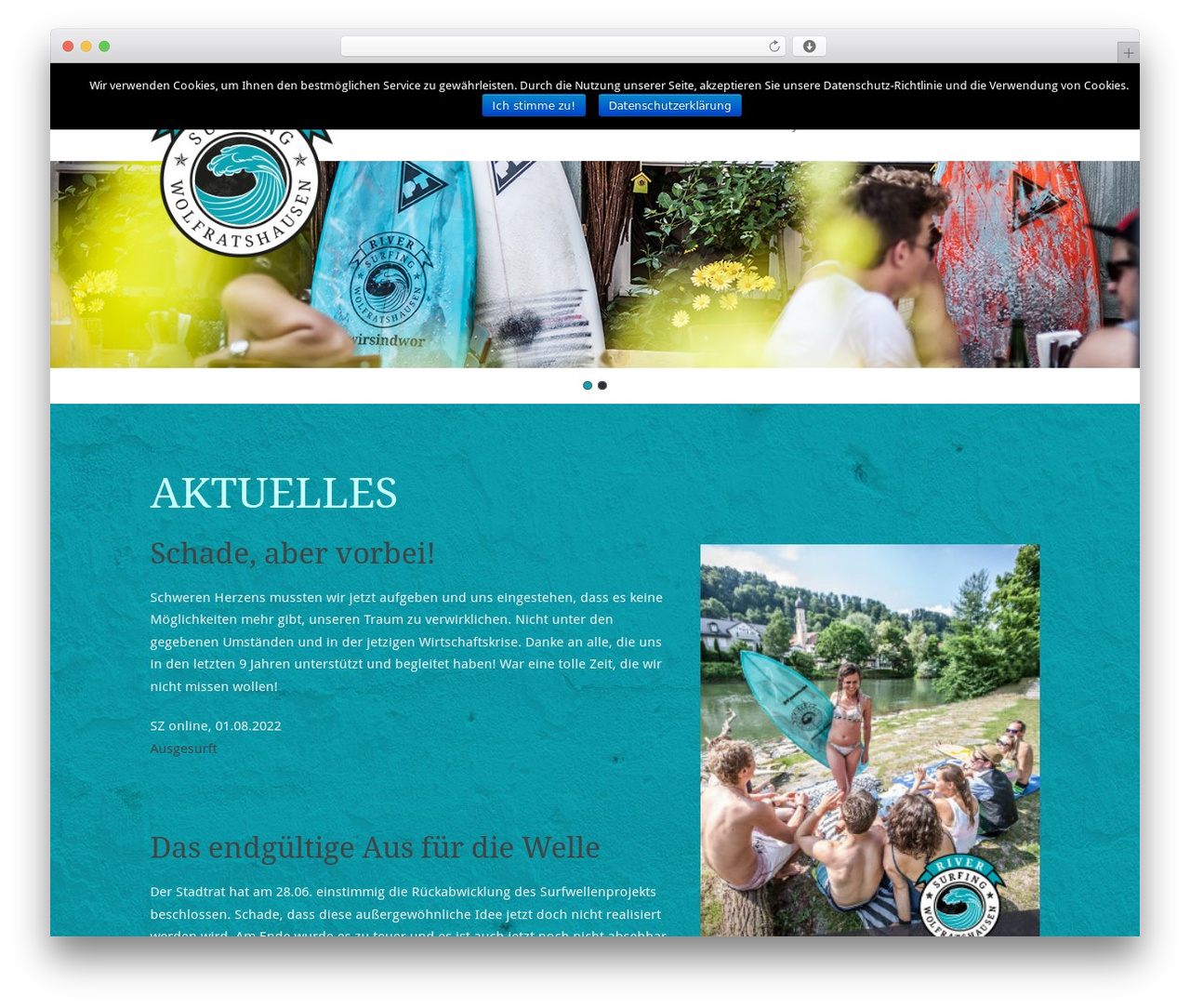 Childtheme Versatile theme WordPress - surfing-wolfratshausen.de