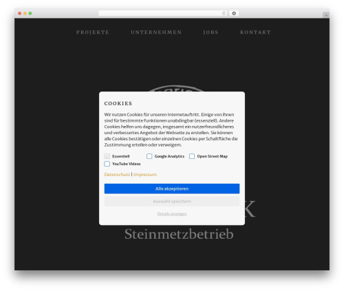 Impuls Master Theme WordPress website theme - steinmetzbetrieb-rycek.de