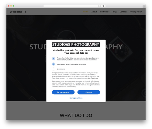Neve theme WordPress - studio68.org.uk