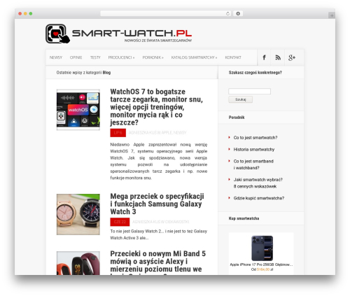 Nexus theme WordPress - smart-watch.pl