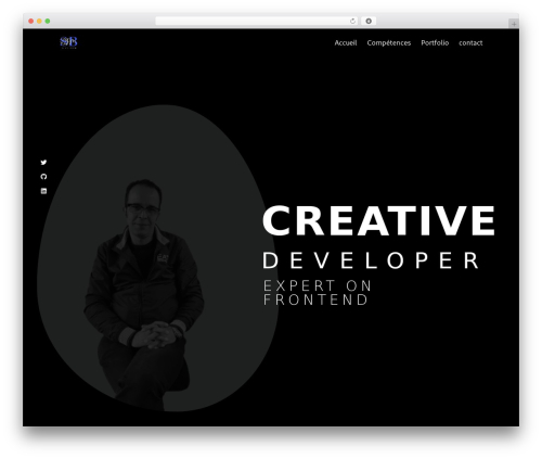 Sinatra WordPress theme - slim-belhadj.com