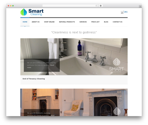 SmartStart WP - Responsive HTML5 Theme WordPress theme design - smart-cleaning.net