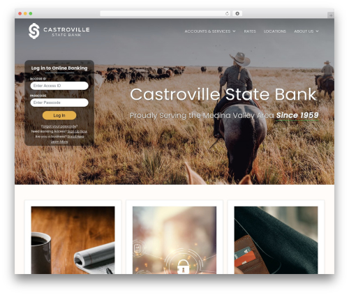 Gutenberg section block master WordPress plugin - castrovillestatebank.com