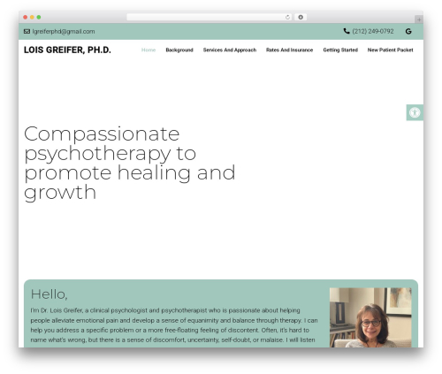 Theme WordPress Parent Theme - loisgreiferphd.com