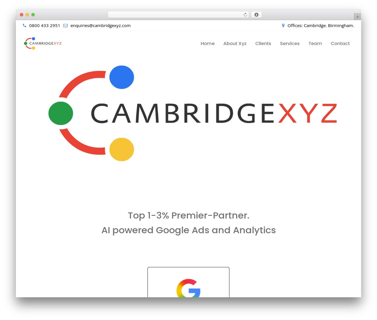 WordPress theme SEOEngine - cambridgexyz.com