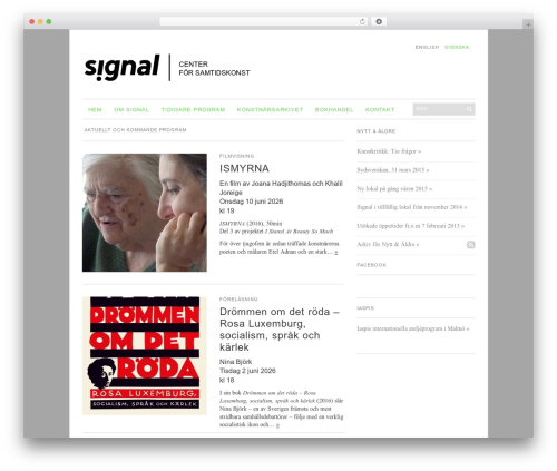 WordPress theme Sight - signalsignal.org