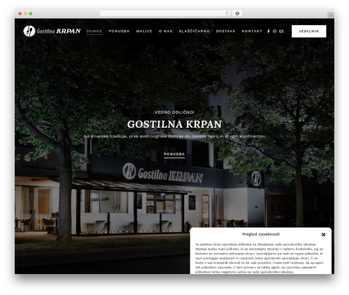 WP theme Caverta - gostilnakrpan.com