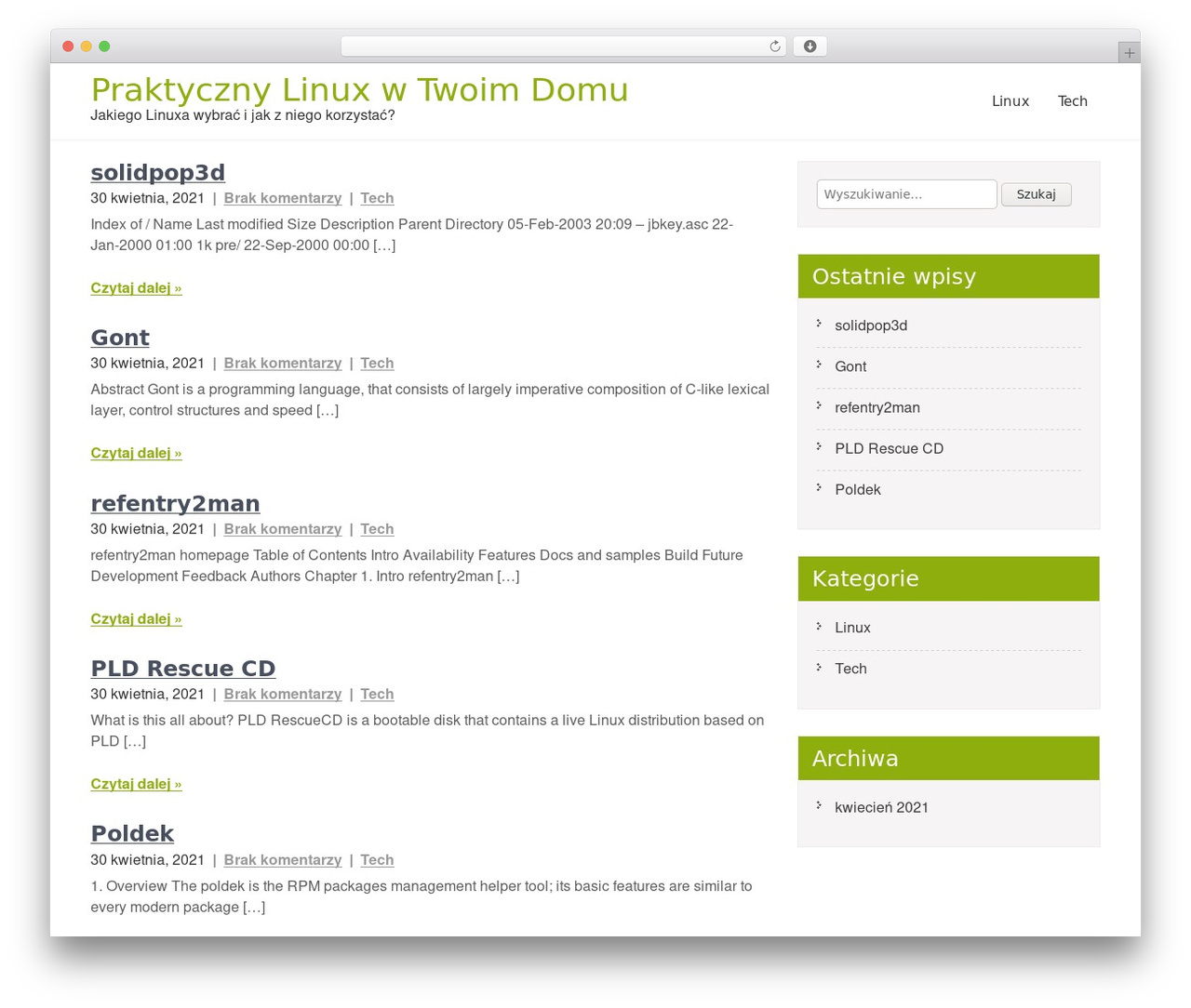 Zeroerror Lite WP theme - pld.org.pl