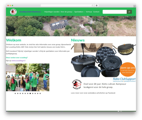 Bootscout-theme WordPress theme - scoutingkizito.com