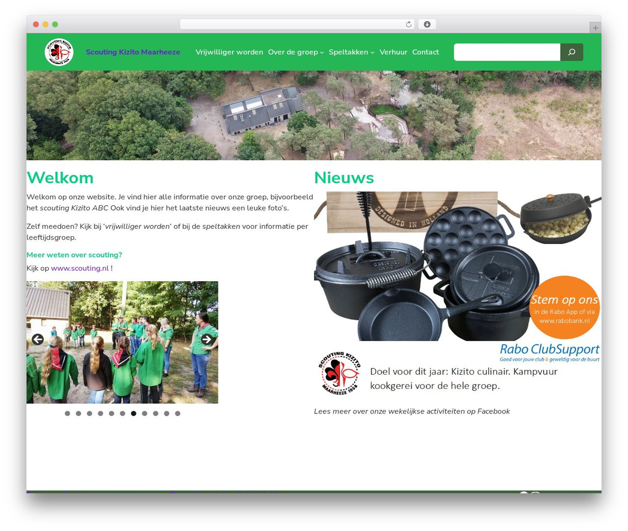 Bootscout-theme WordPress theme - scoutingkizito.com