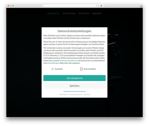 Hover box WordPress plugin - timelessphotography.de