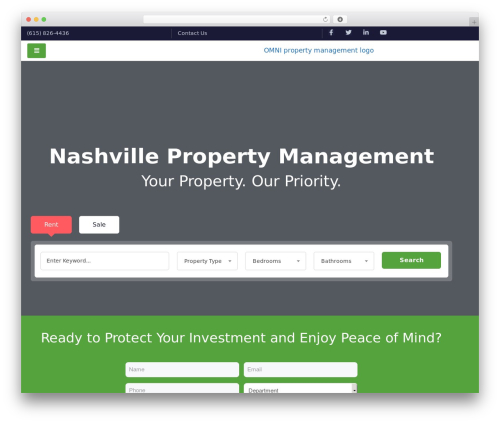 Mmenu WordPress plugin - myomnirealty.com