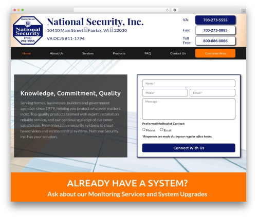 Hello Elementor theme WordPress - nationalsecurityinc.com