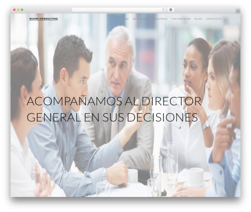 Human WordPress website theme - suomiconsulting.com