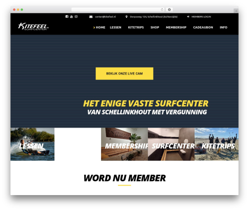 Klippe theme WordPress - kitefeel.nl