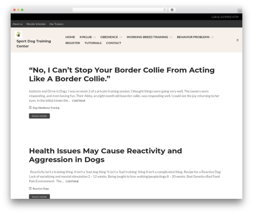 Layers dawg ct cpt WordPress plugin - sportdogtrainingcenter.com