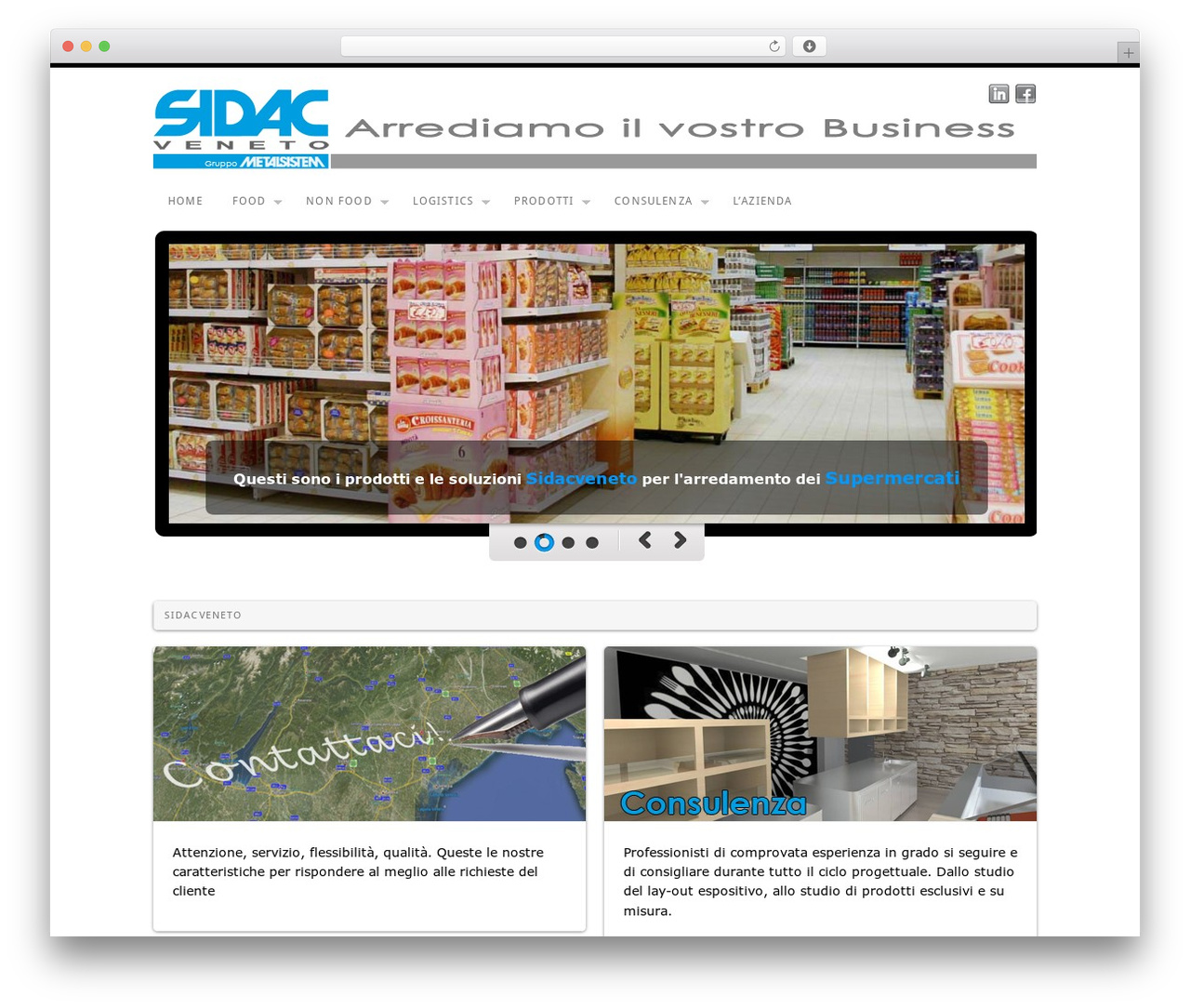 PlatformBase WP theme - sidacveneto.com
