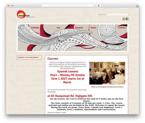 slc WordPress theme - spanishlanguage.com.au