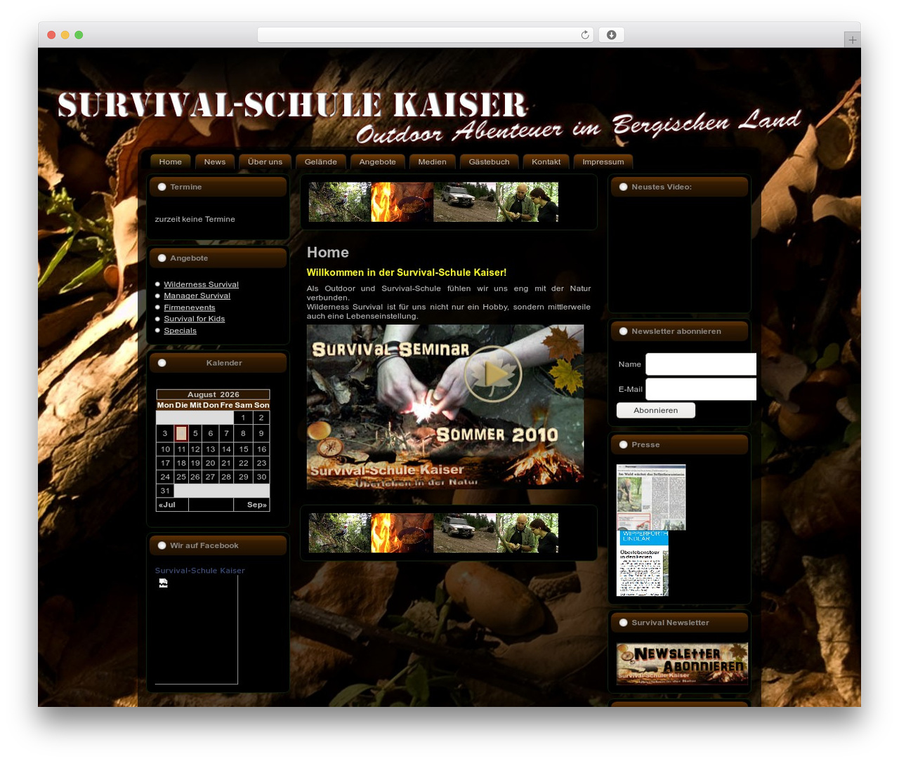 SurvivalSchuleKaiser WordPress theme - survival-kaiser.de