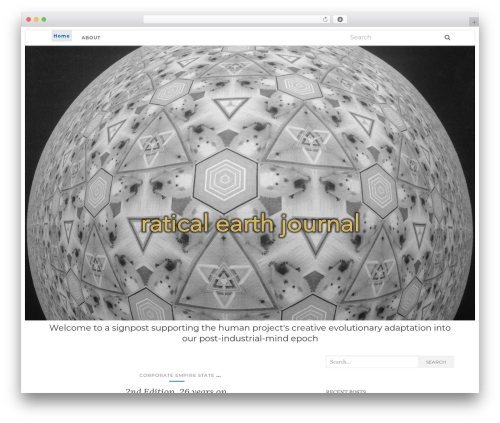 Theme WordPress Activello - ratical.earth