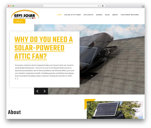 Theme WordPress Cargo Lite - entechsolar.com