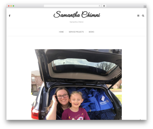Traverse Diary WordPress theme - samanthachimni.com