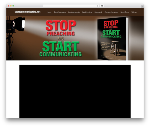 WordPress theme FlatBook - startcommunicating.net