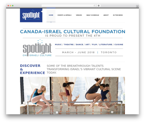 WordPress theme SmartStart WP - Responsive HTML5 Theme - spotlightonisraeliculture.ca