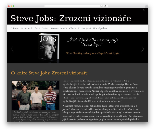 WP theme evolve - steve-jobs.cz