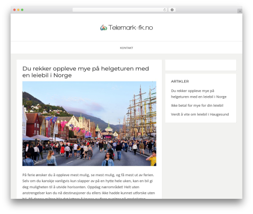 Bezel theme WordPress - telemark-fk.no