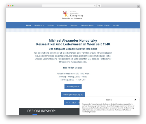 GeneratePress theme WordPress - konopitzky.at