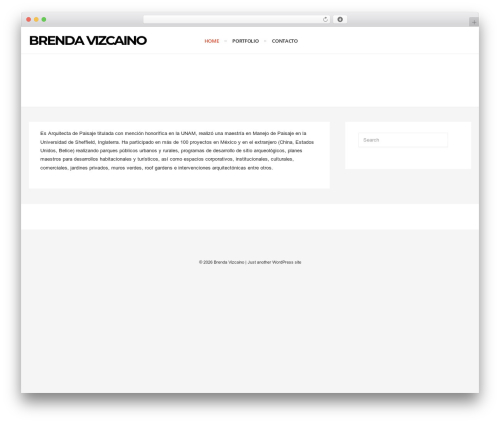 Objective Theme theme WordPress - brendavizcaino.com