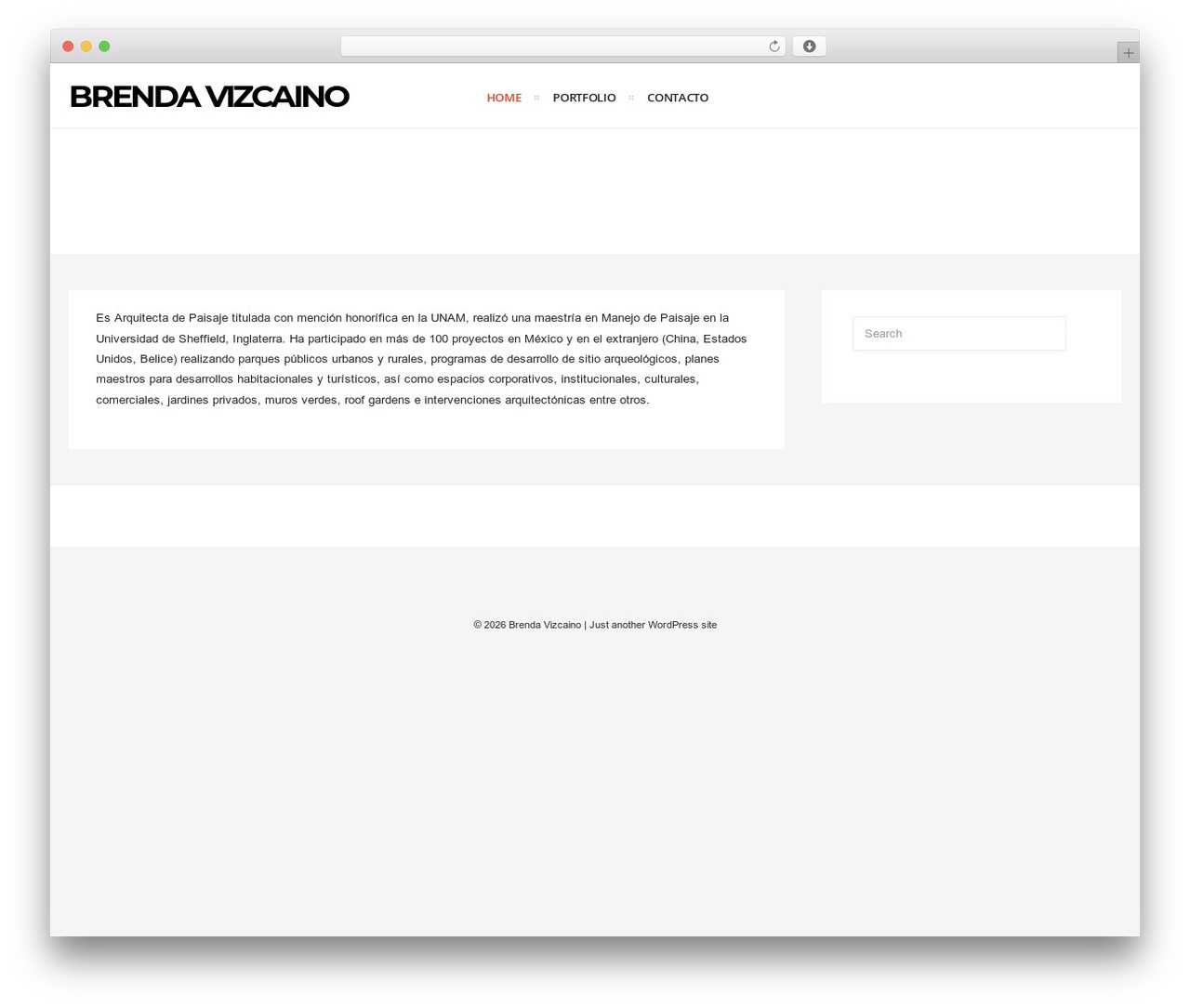 Objective Theme theme WordPress - brendavizcaino.com