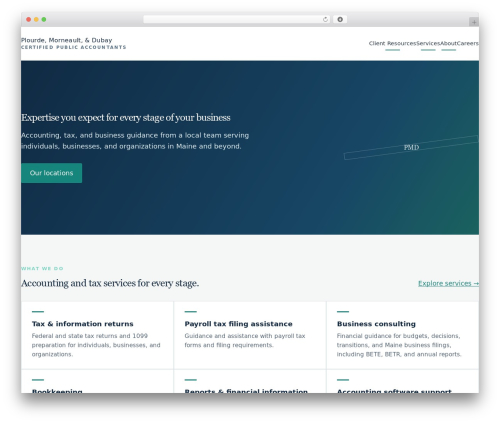 PMD theme WordPress - pmd-cpa.com