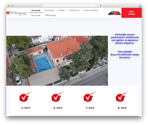 SCUOLA theme WordPress - fenbilimleribuca.com
