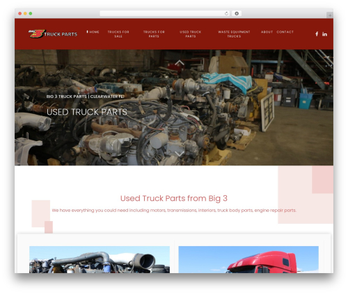 Studius WordPress theme - big3truck.com