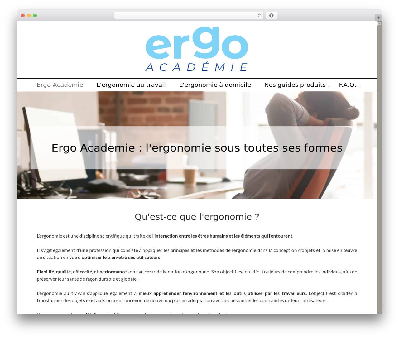 Theme WordPress Squared - ergo-academie.fr