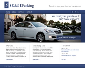 Theme WordPress Start Parking by West Loop Media, Inc.