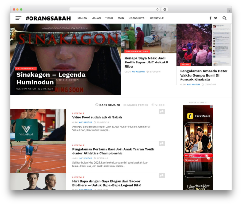 WordPress theme Click Mag - orangsabah.com