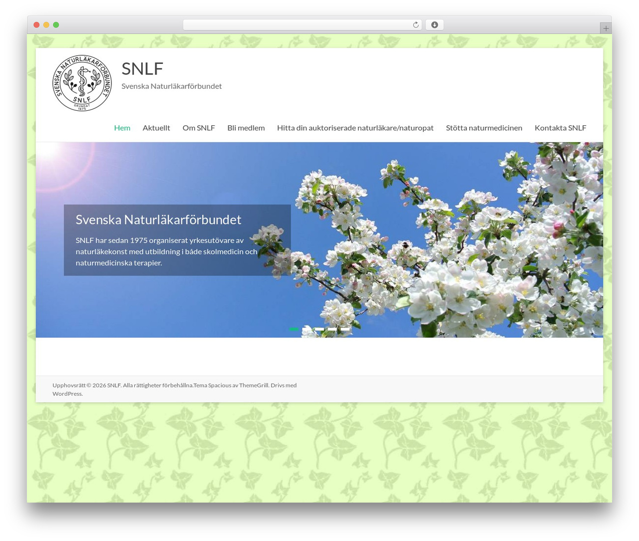 WordPress theme Spacious - snlf.se WordPress theme Spacious - snlf.se