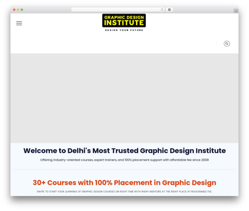 Zippco WordPress theme design - graphic-design-institute.com