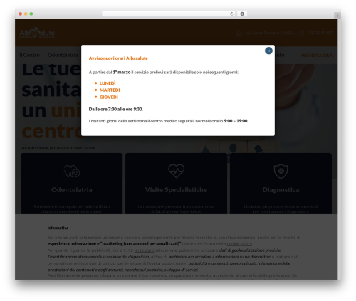 Best WordPress theme Editweb Theme Wordpress - albasalute.it