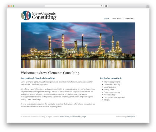 Canvas theme WordPress - steveclementsconsulting.com