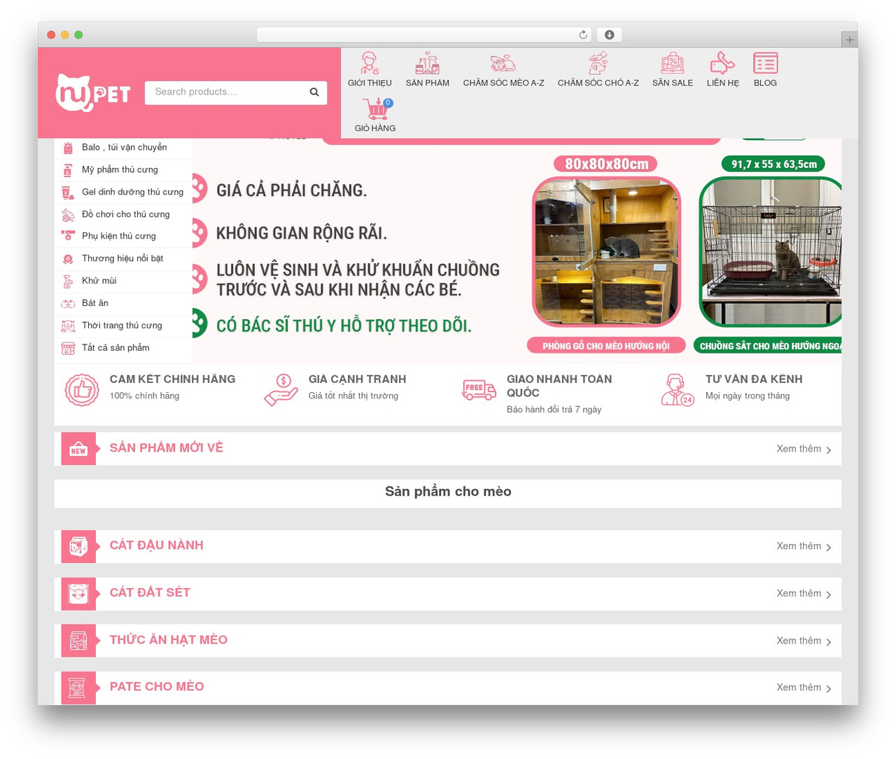 DevVN WordPress shopping theme - nupet.vn DevVN WordPress shopping theme - nupet.vn