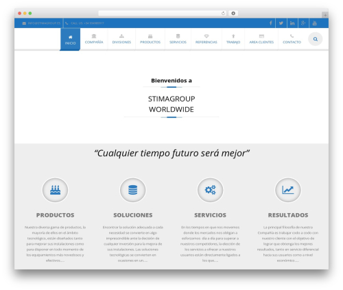 EXCEPTION WordPress theme design - stimagroup.es