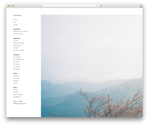 Expositio Theme WordPress theme - shojiwataru.com