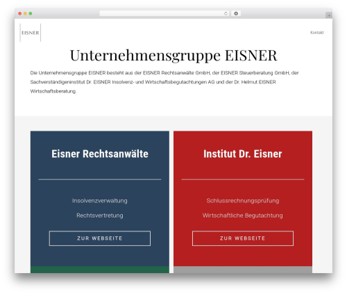 Page Builder Framework premium WordPress theme - eisner-unternehmensgruppe.com