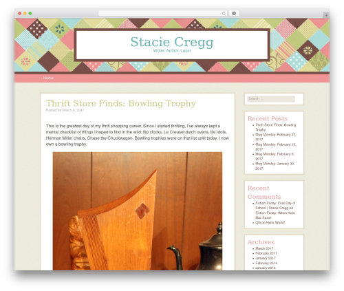 Patchwork theme WordPress - staciecregg.com